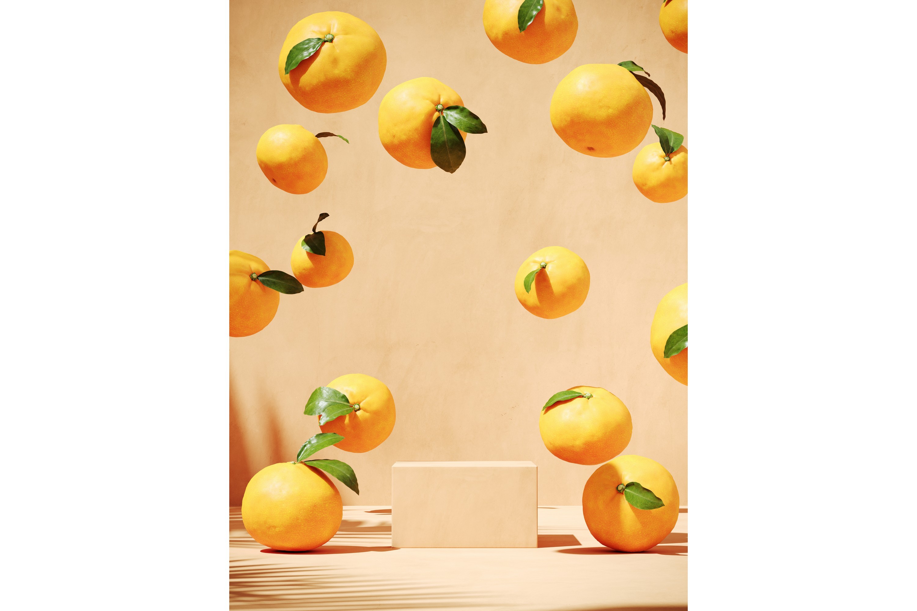 Poster Lemons 21x30 cm Beige