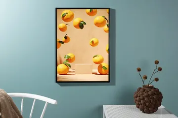 Poster Lemons 30x40 cm - Beige - Inredning - Tavlor & posters - Posters & prints