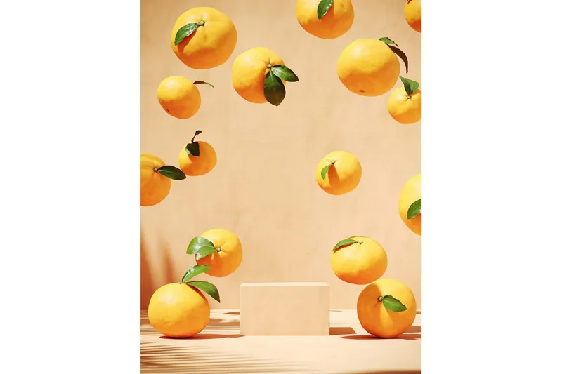 Poster Lemons 30x40 cm, Beige