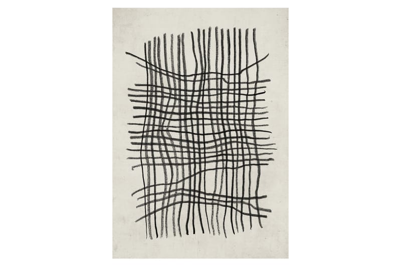 Poster Linework 21x30 cm - Beige/Svart - Inredning - Tavlor & posters - Posters & prints