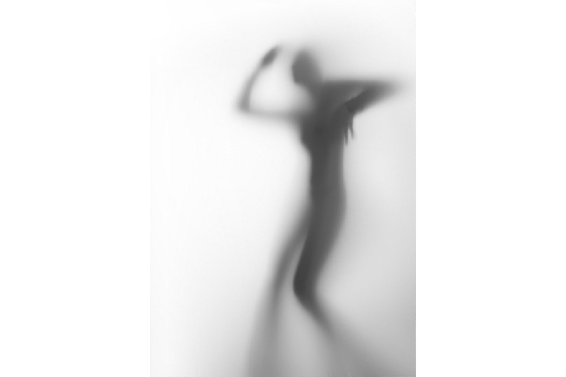 Poster Manshade 70x100 cm - Svart/Vit