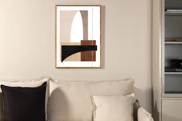 Poster Materials 70x100 cm - Vit/Beige - Inredning - Tavlor & posters - Posters & prints