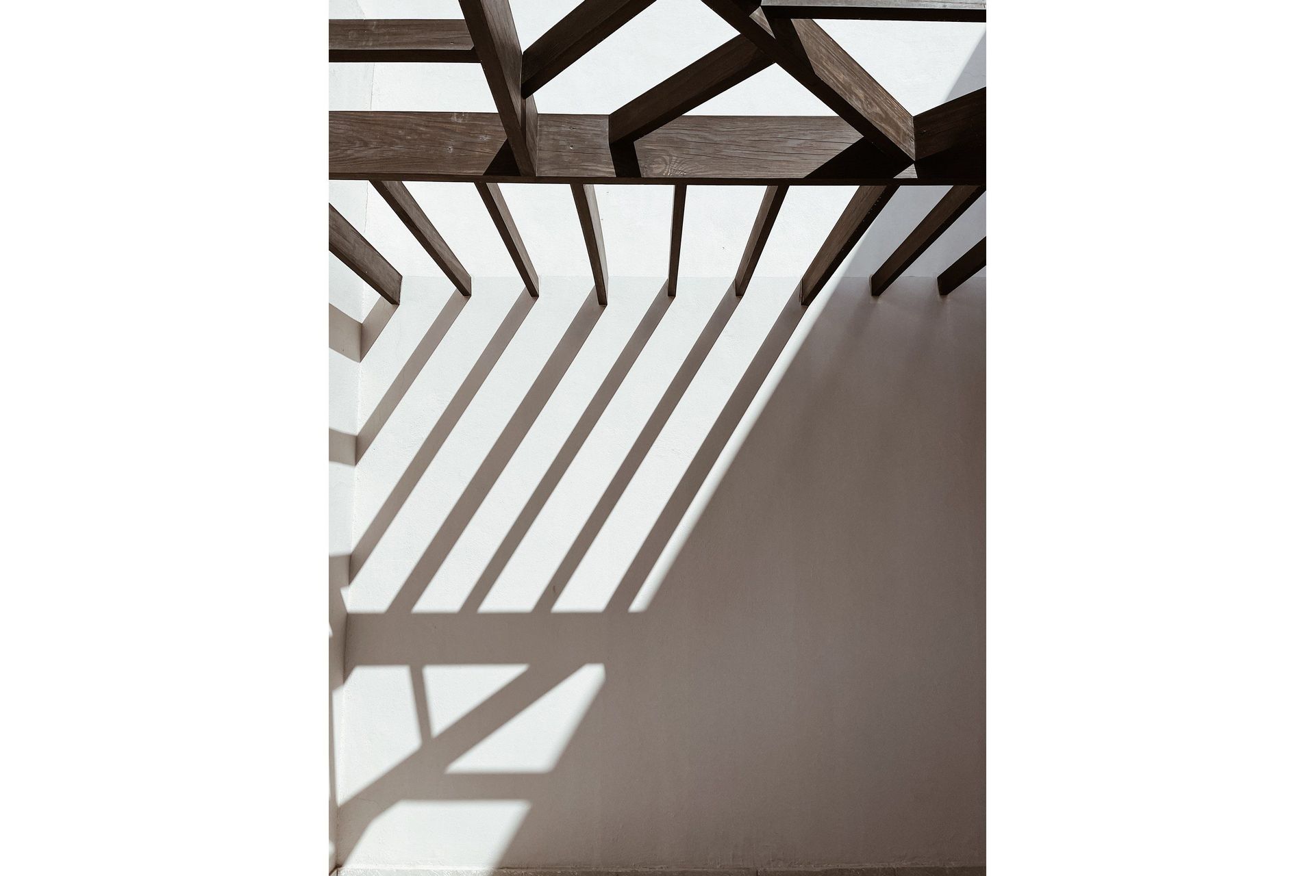 Poster Roof 50x70 cm - Vit