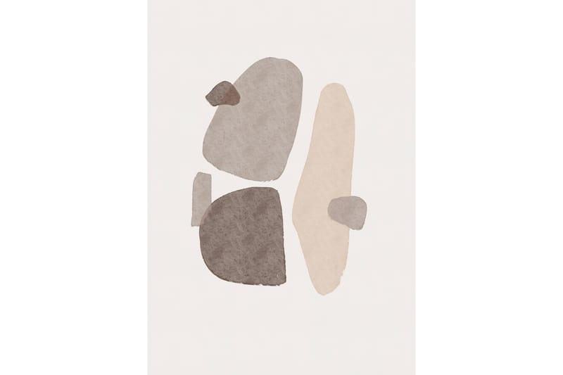 Poster Shapes 50x70 cm - Svart/Vit - Inredning - Tavlor & posters - Posters & prints