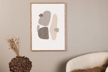 Poster Shapes 70x100 cm - Svart/Vit - Inredning - Tavlor & posters - Posters & prints
