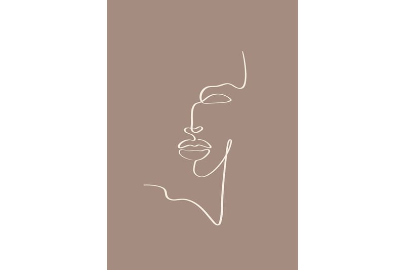 Poster Siluette 30x40 cm - Brun - Inredning - Tavlor & posters - Posters & prints