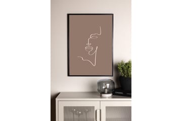 Poster Siluette 30x40 cm - Brun - Inredning - Tavlor & posters - Posters & prints