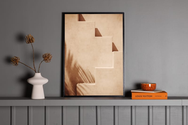 Poster Stairs 50x70 cm - Ljus Orange - Inredning - Tavlor & posters - Posters & prints