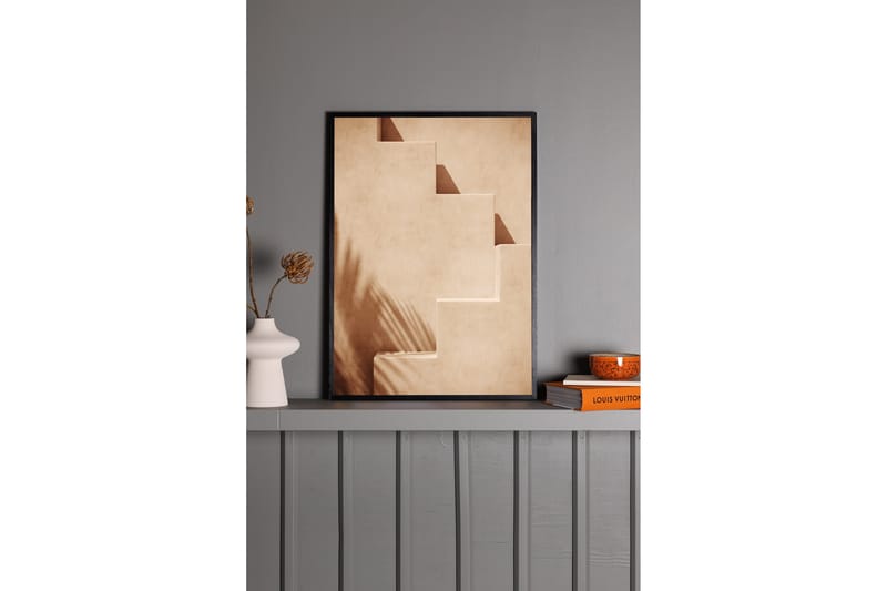 Poster Stairs 50x70 cm - Ljus Orange - Inredning - Tavlor & posters - Posters & prints