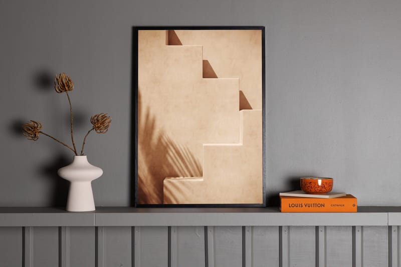 Poster Stairs 50x70 cm - Ljus Orange - Inredning - Tavlor & posters - Posters & prints
