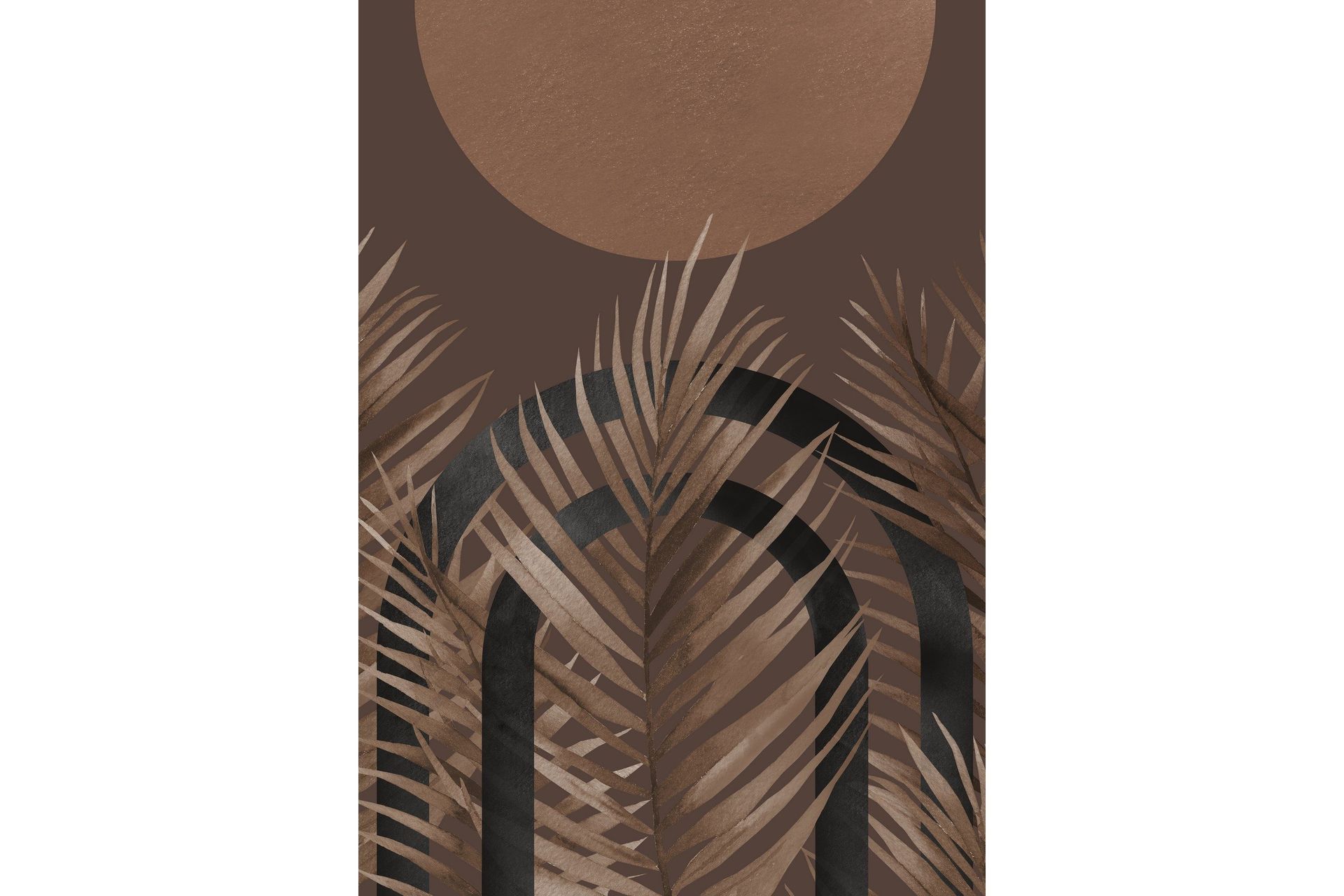 Poster Structures 21x30 cm - Brun