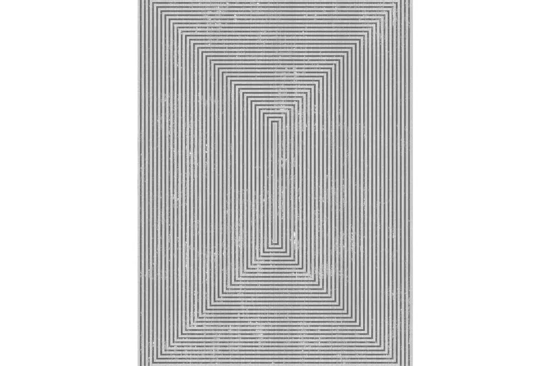 Poster Symmetrical 30x40 cm, Grå