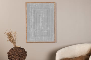 Poster Symmetrical 70x100 cm - Grå - Inredning - Tavlor & posters - Posters & prints