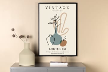 Poster Vintage 21x30 cm - Beige - Inredning - Tavlor & posters - Posters & prints