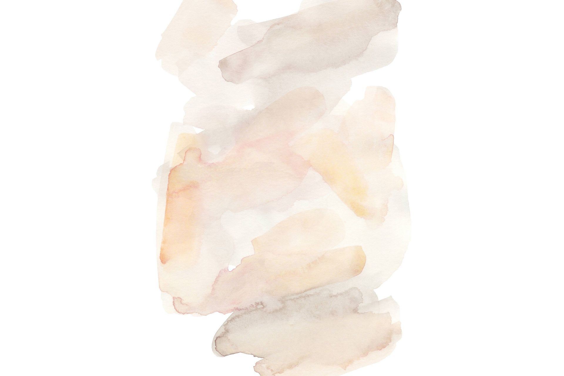 Poster Water colour 50x70 cm - Beige
