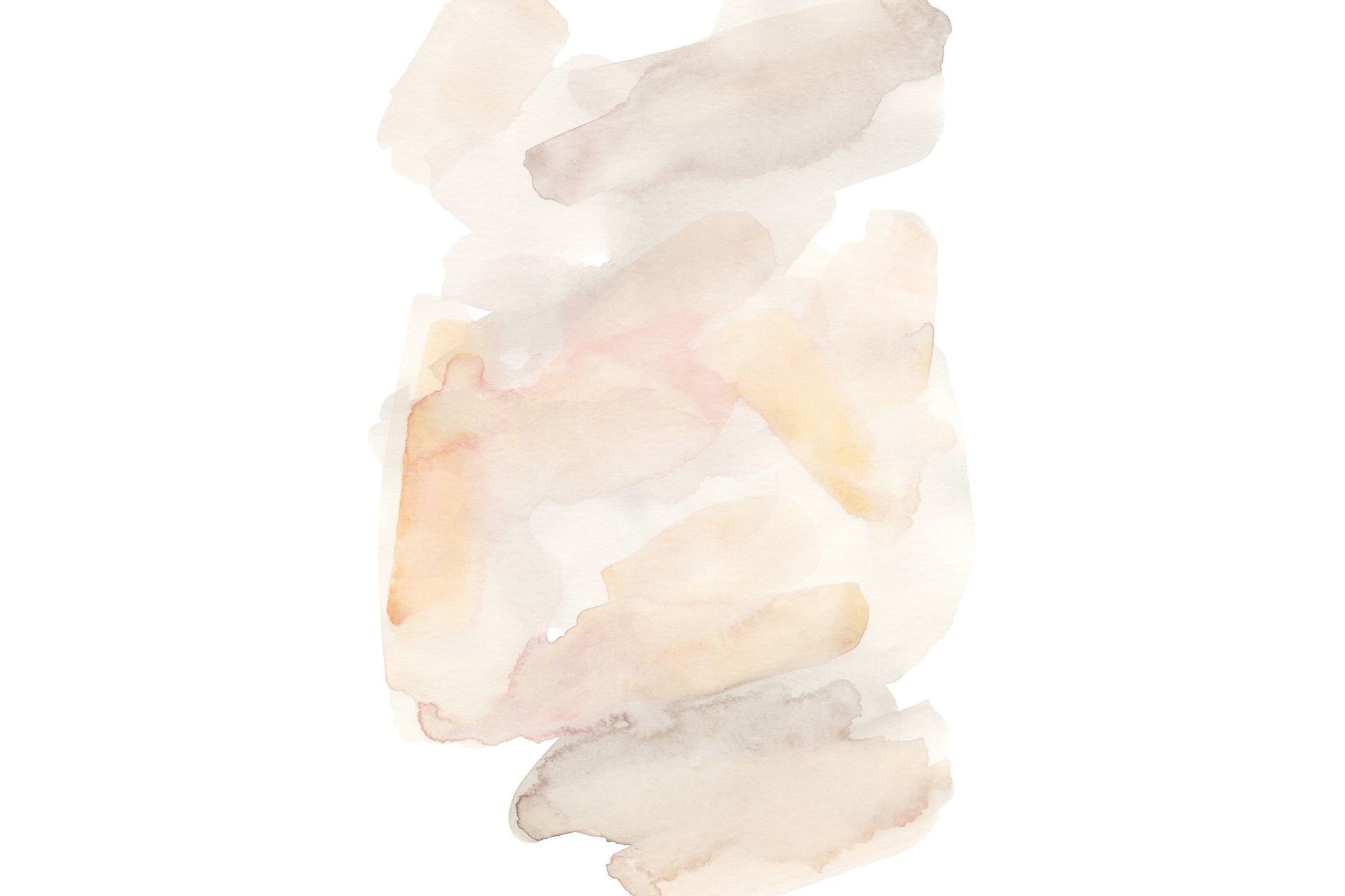 Poster Water colour 70x100 cm - Beige