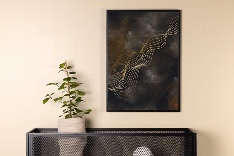 Poster Wave 21x30 cm - Flerfärgad - Inredning - Tavlor & posters - Posters & prints