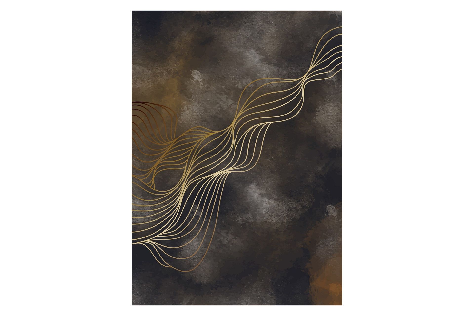 Poster Wave 30x40 cm - Flerfärgad