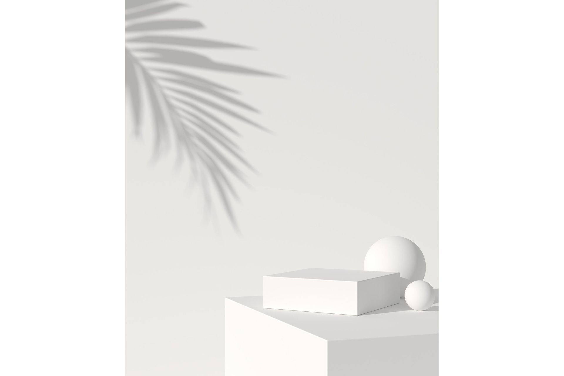 Poster White Box 21x30 cm - Beige