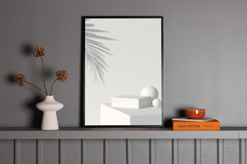 Poster White Box 30x40 cm - Beige - Inredning - Tavlor & posters - Posters & prints