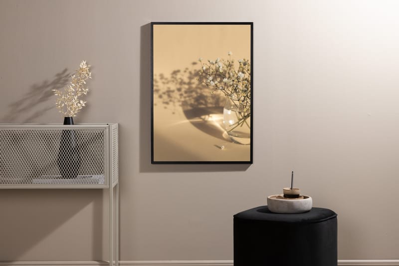 Poster White Flowers 30x40 cm - Beige - Inredning - Tavlor & posters - Posters & prints