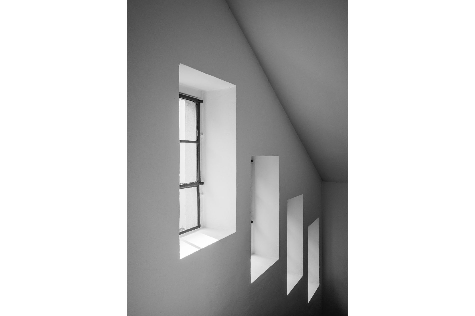 Poster Windows 21x30 cm - Svart/Vit
