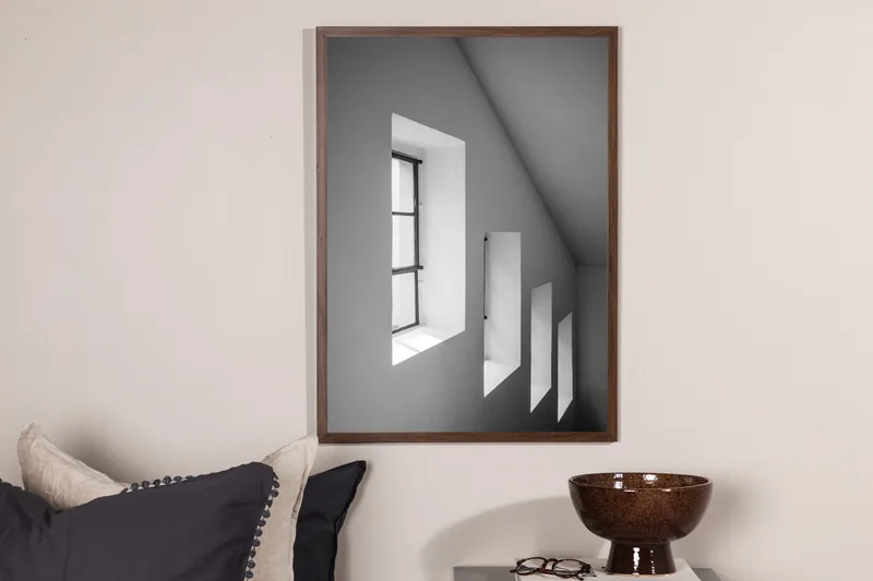 Poster Windows 30x40 cm - Svart/Vit - Inredning - Tavlor & posters - Posters & prints