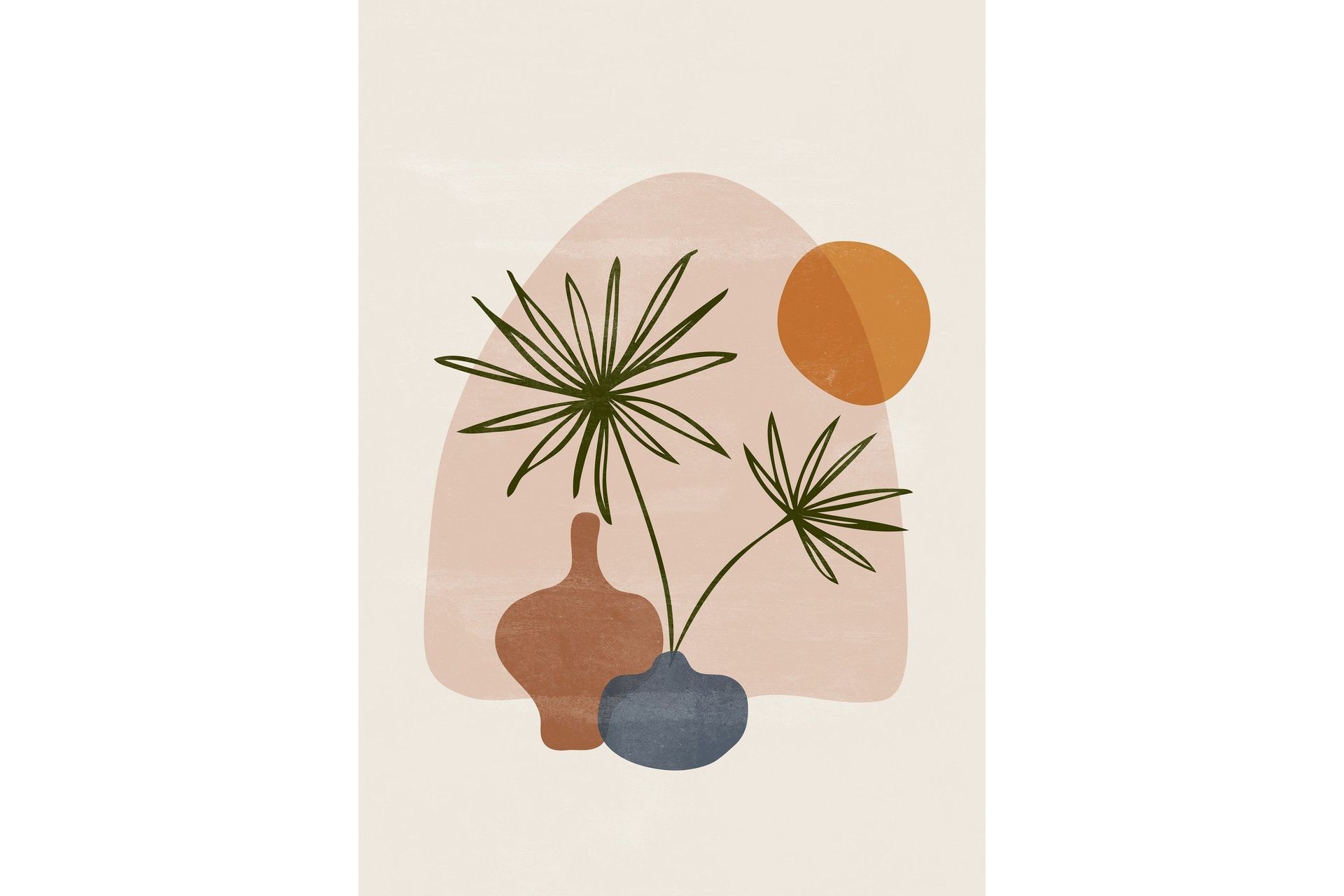 Poster Wonderland 21x30 cm - Beige
