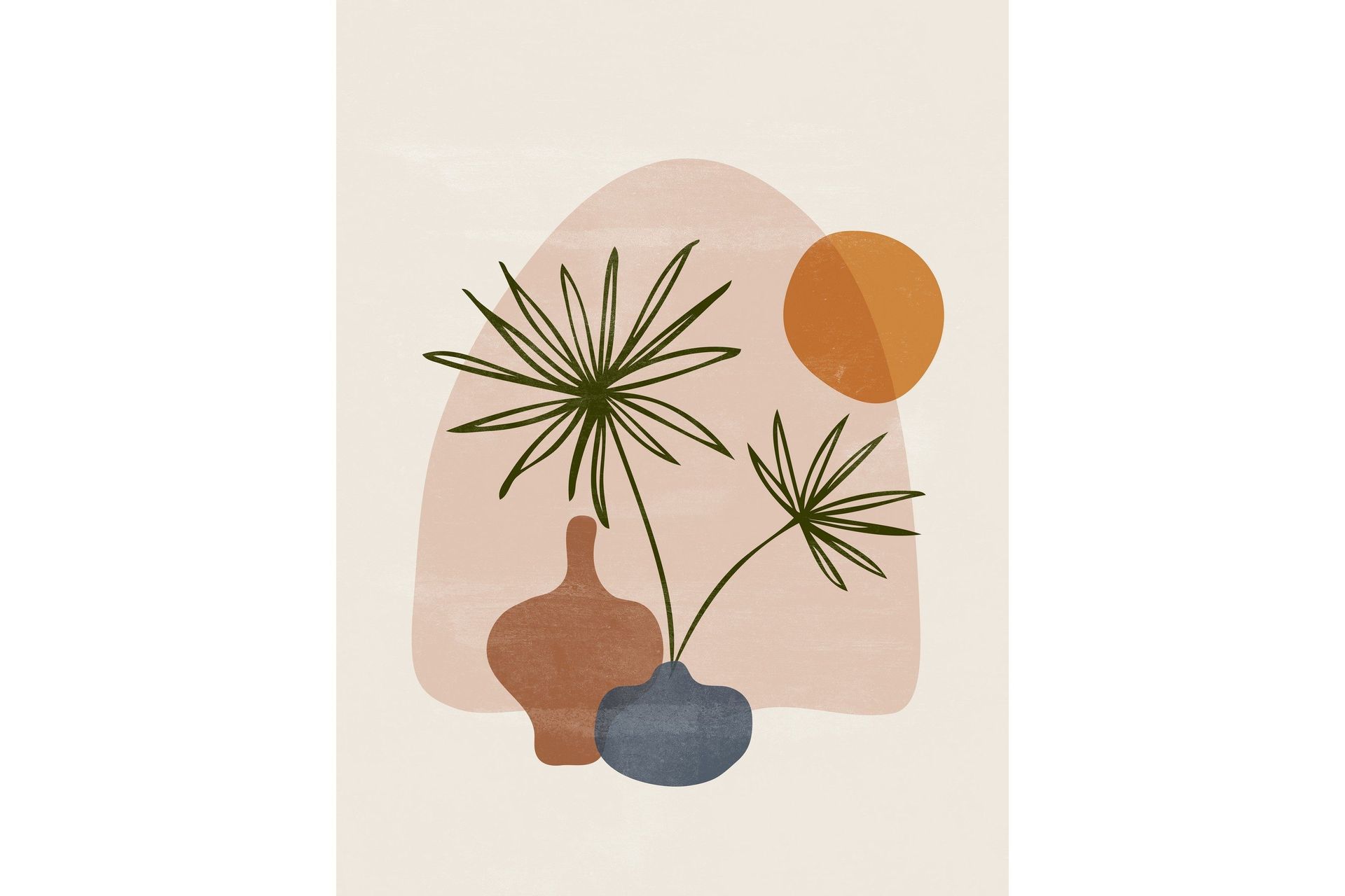 Poster Wonderland 30x40 cm - Beige