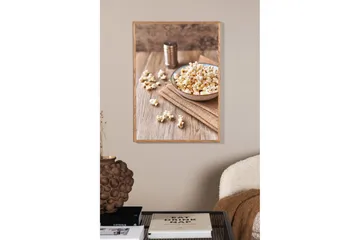 Poster Popcorn 21x30 cm - Beige - Inredning - Tavlor & posters - Posters & prints