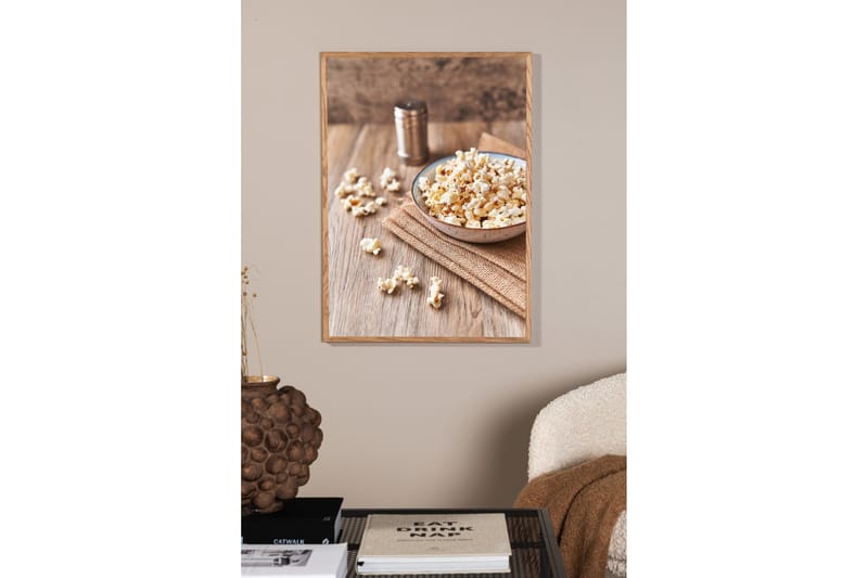 Poster Popcorn 21x30 cm - Beige - Inredning - Tavlor & posters - Posters & prints
