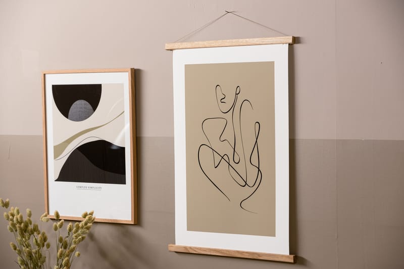 Affischlist 50 cm - Ek - Inredning - Tavlor & posters - Ramar & tavelram - Affischlist