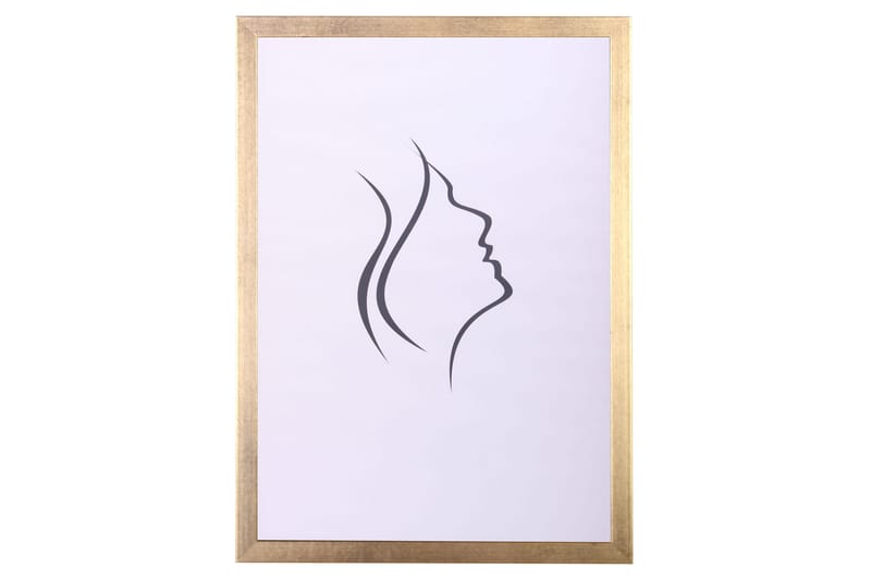 Fotoram Galant 50x70 cm - Guld|Plexiglas - Ramar & tavelram - Fotoram