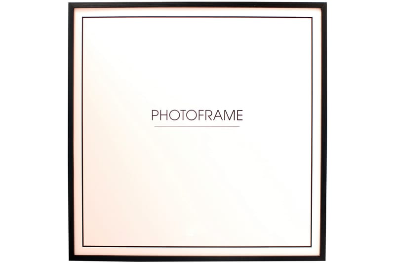 Fotoram Oslo 50x50 cm - Svart|Plexiglas - Inredning - Tavlor & posters - Ramar & tavelram