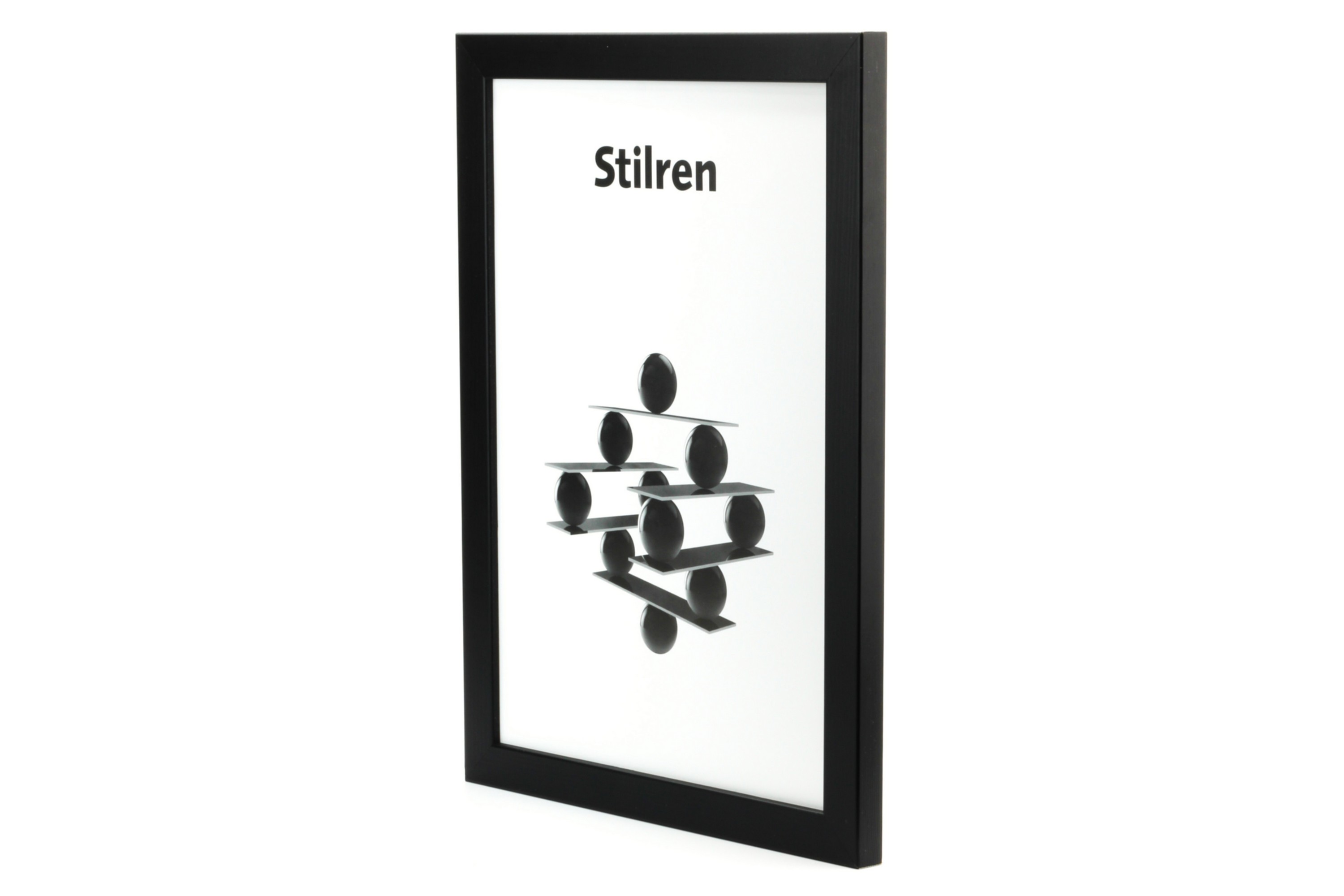 Fotoram Stilren 50x70 cm SvartPlexiglas