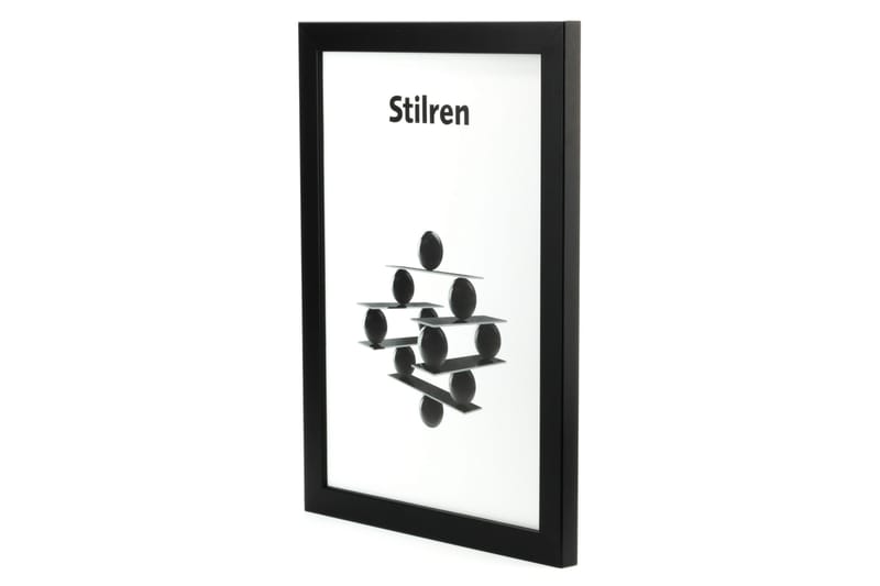 Fotoram Stilren 50x70 cm - Svart|Plexiglas - Ramar & tavelram - Fotoram