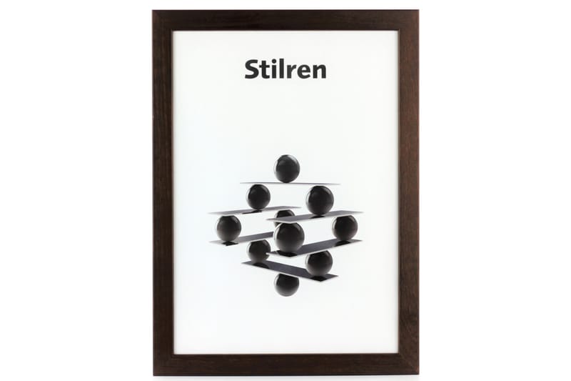 Fotoram Stilren 50x70 cm - Valnöt|Plexiglas - Inredning - Tavlor & posters - Ramar & tavelram