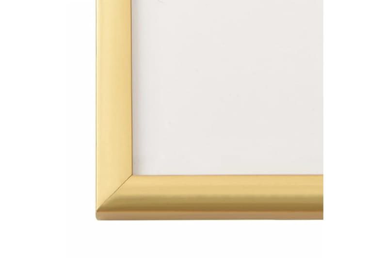 Fotoramar 3 st för vägg eller bord guld 21x29,7 cm MDF - Guld - Fotoram - Ramar & tavelram