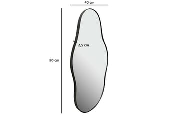 Spegel Wohnling Asymmetrisk metallram oval 80 cm - Inredning - Tavlor & posters - Ramar & tavelram