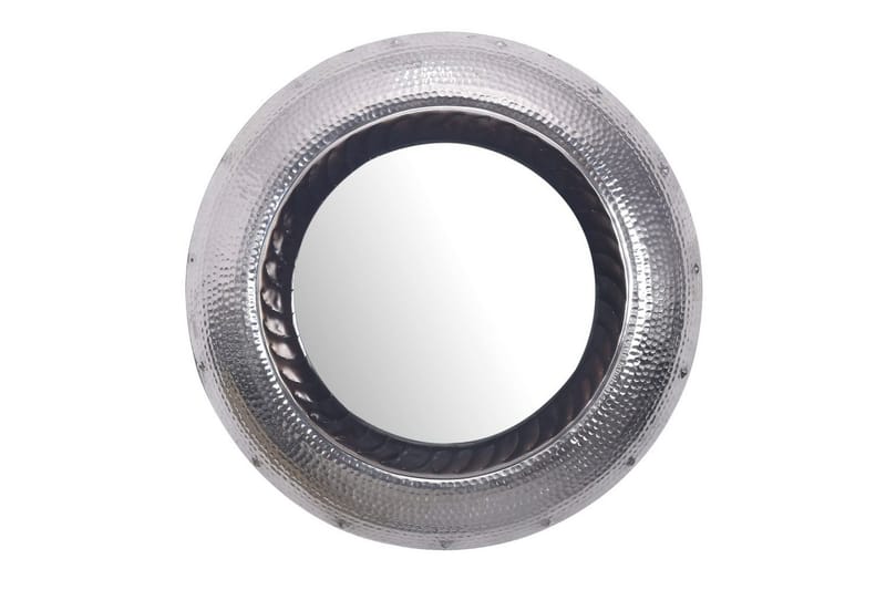 Spegel Wohnling Modern vågig metallram rund 74 cm - Inredning - Tavlor & posters - Ramar & tavelram