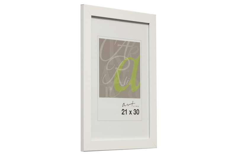 Tavelram Trendline MDF 21x30 cm Vit, Art Link