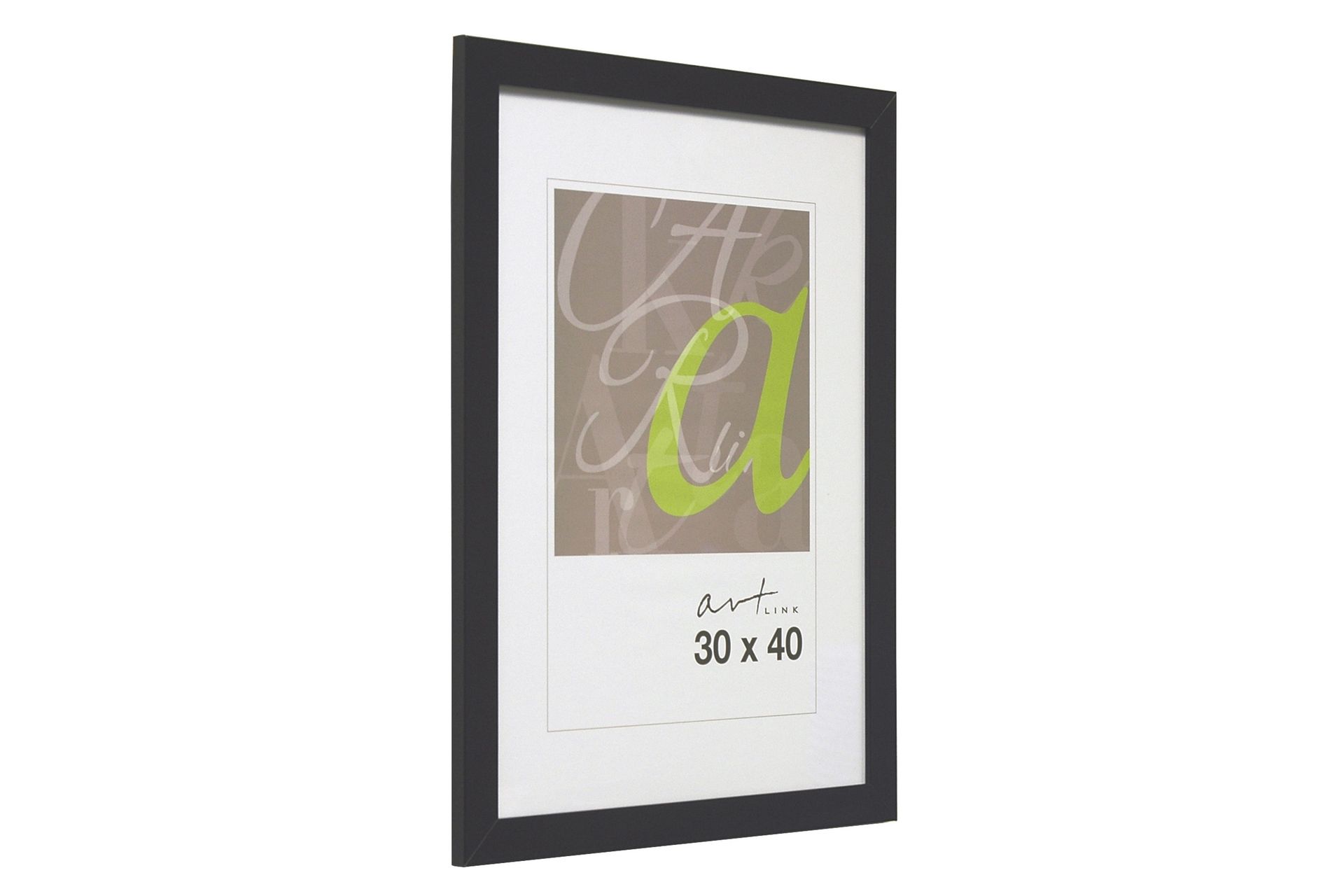 Tavelram Trendline MDF 30x40 cm Svart - Art Link