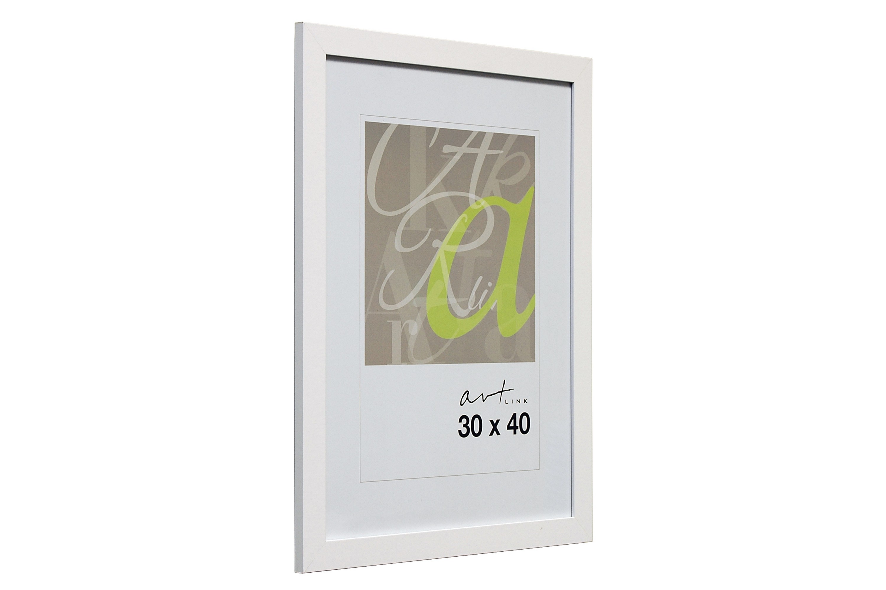 Tavelram Trendline MDF 30x40 cm Vit Art Link
