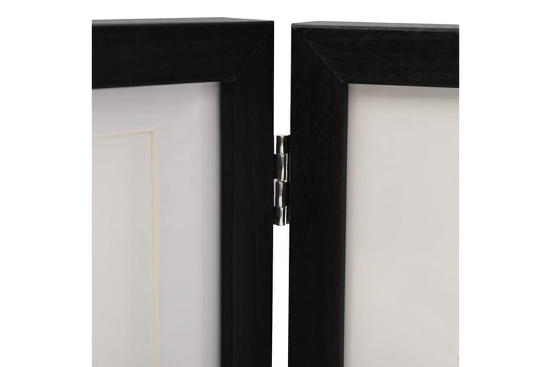 Tredelad fotoram svart 22x15 cm+2x(10x15 cm) - Svart - Fotoram - Ramar & tavelram