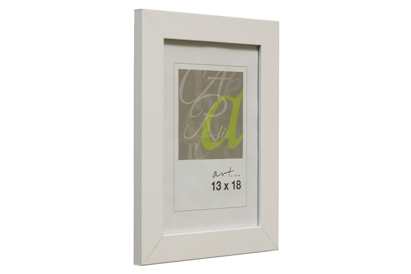 Trendline Tavelram MDF 13x18 cm, Vit