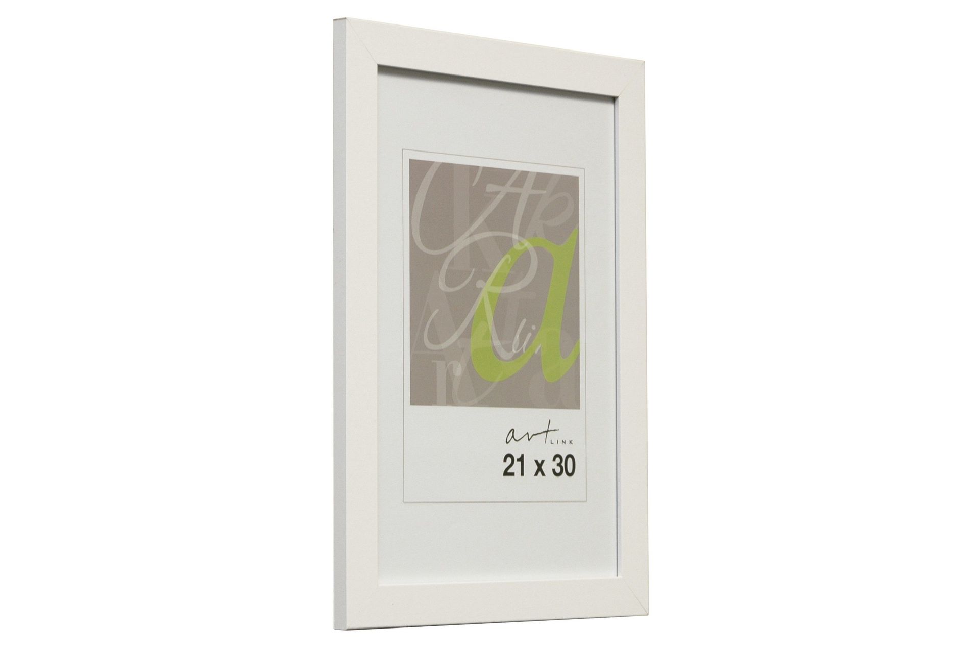 Trendline Tavelram MDF 21x30 cm - Vit