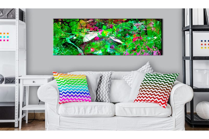 Tavla Green Fantasy 135x45 cm - Inredning - Tavlor & posters - Canvastavla