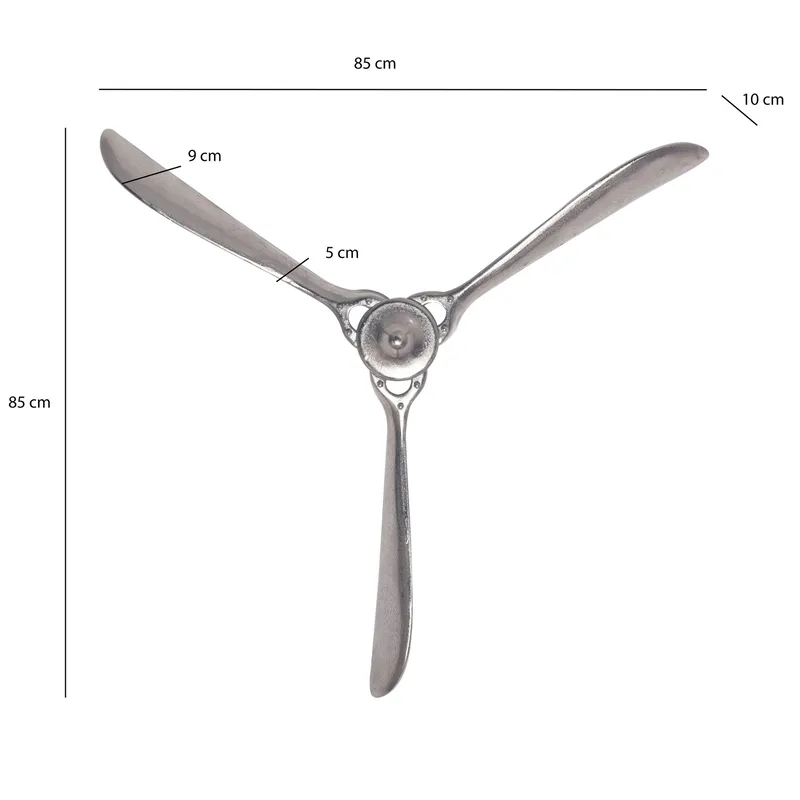 Corela Väggdekoration 85 cm - silverfärgad - Inredning - Dekoration & inredningsdetaljer - Prydnadssaker - Skulptur
