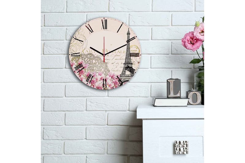 Decorative MDF Clock 30x - Inredning - Väggdekor - Väggklocka & väggur