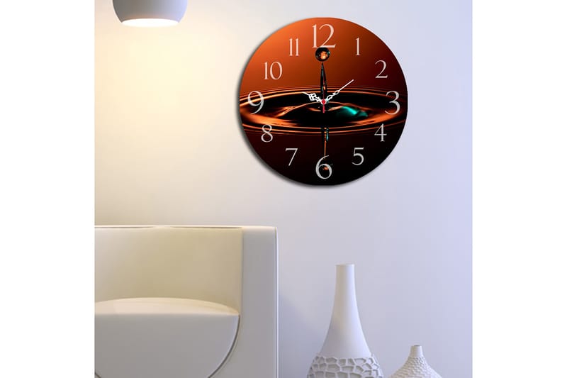Decorative MDF Clock 40x - Inredning - Väggdekor - Väggklocka & väggur